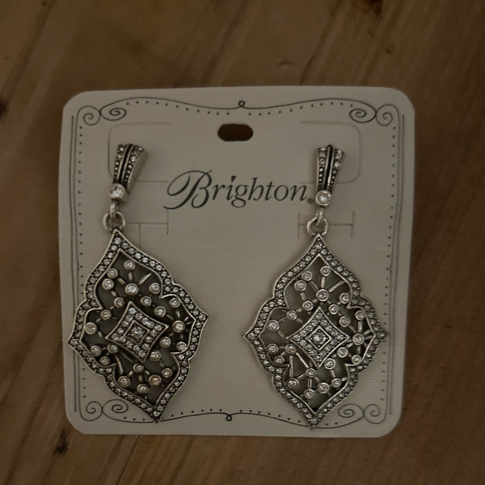 Brighton Empress Silver Stud Earrings